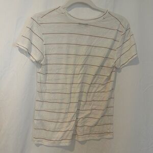 Vince beige with taupe strip t-shirt size small